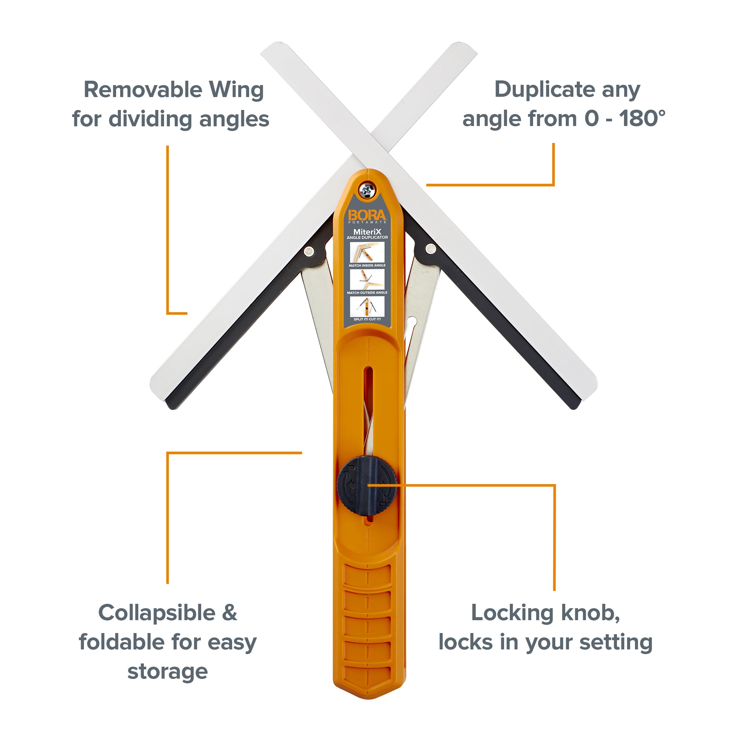 Amazon.co.jp: Bora 530401 Angle Duplicating Miterix Tool, Silver